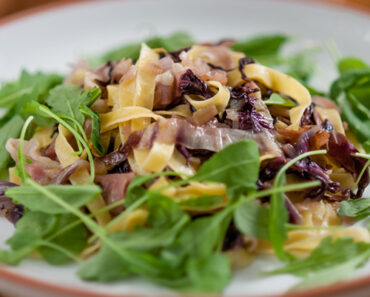 Tagliatelle with Radicchio & Rocket