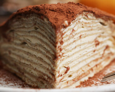 Amazing Tiramisu Crepe Cake Recipe